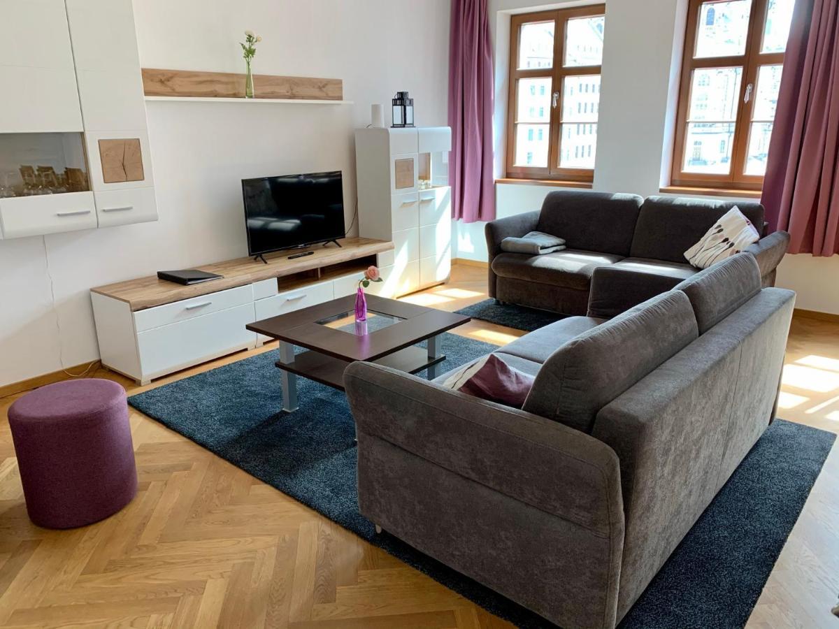 Familienapartment An Der Frauenkirche เดรสเดน ภายนอก รูปภาพ
