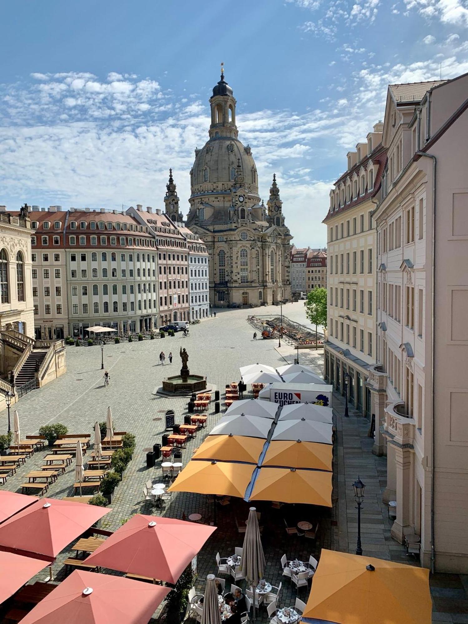 Familienapartment An Der Frauenkirche เดรสเดน ภายนอก รูปภาพ