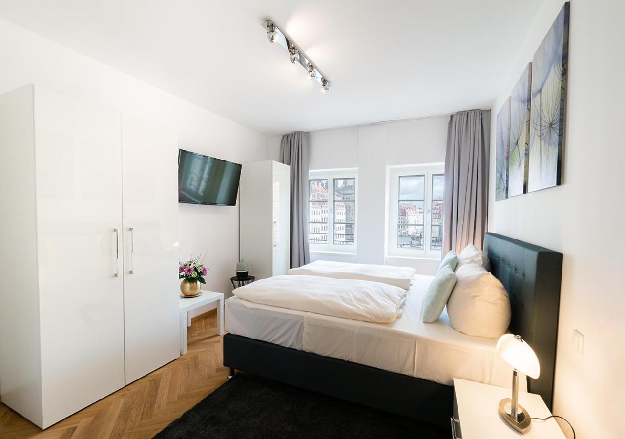 Familienapartment An Der Frauenkirche เดรสเดน ภายนอก รูปภาพ