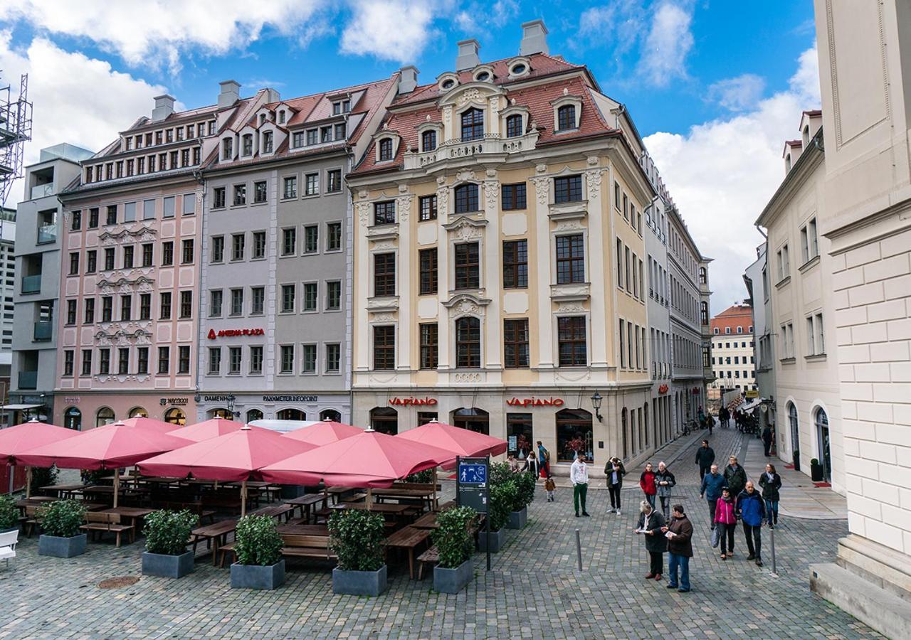 Familienapartment An Der Frauenkirche เดรสเดน ภายนอก รูปภาพ